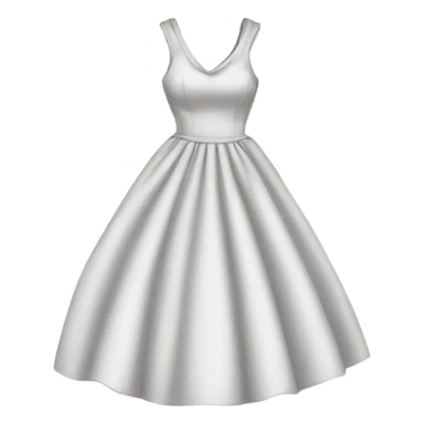 drawing of a dress on a paper sticker