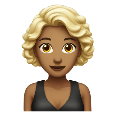 attractive lady sticker