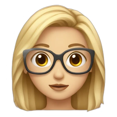 girl with poloroid glass sticker