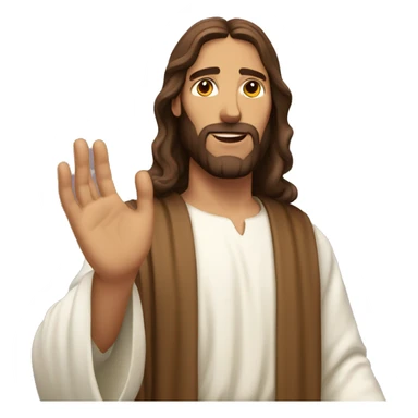 Jesus Holding my hand sticker