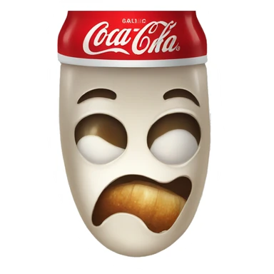 Coke with garlic sticker