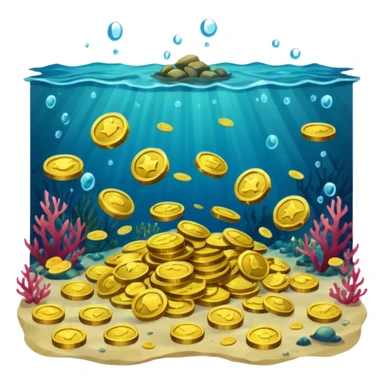 sunken treasure sticker