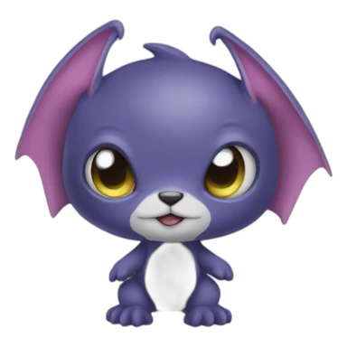 baby Digimon creature sticker