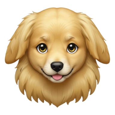 Gothic emo golden retriever dog sticker