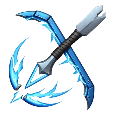 storm breaker with electricity liek thor hammer sticker