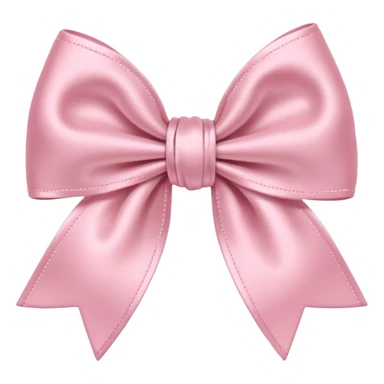 Baby pink bow sticker