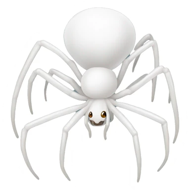 White spider Lilia  sticker