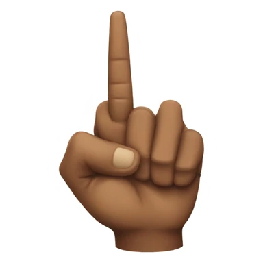 Horns down hand emoji sticker