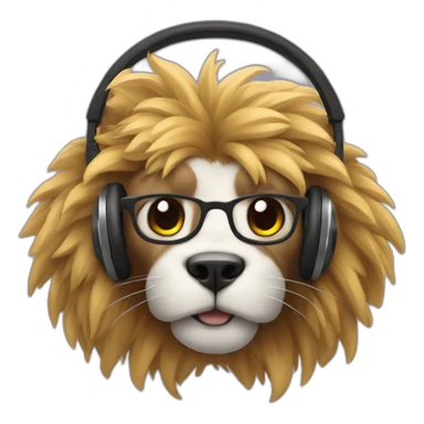 me beast with headphone sticker
