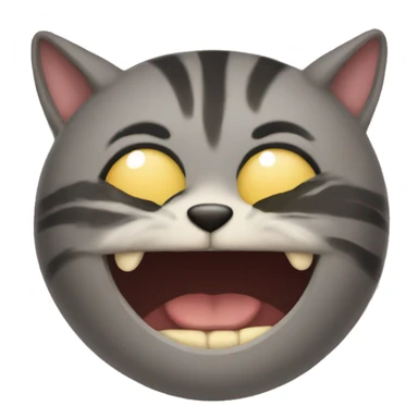 Mewing emoji sticker