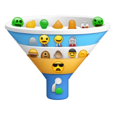 funnel for buisne sticker