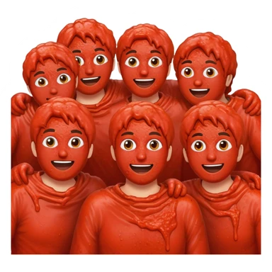 La Tomatina festival tomato fight sticker