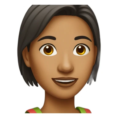 Costa rican woman sticker