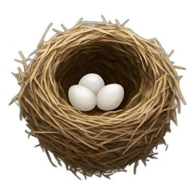 bird nest sticker