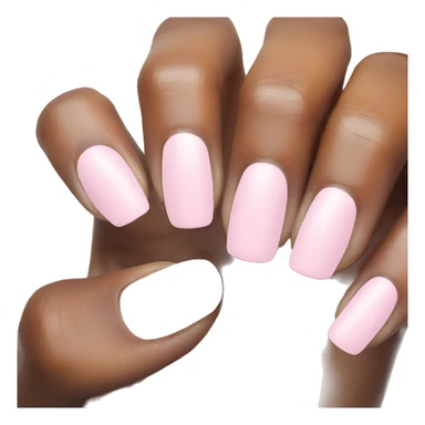 pastel pink manicure sticker