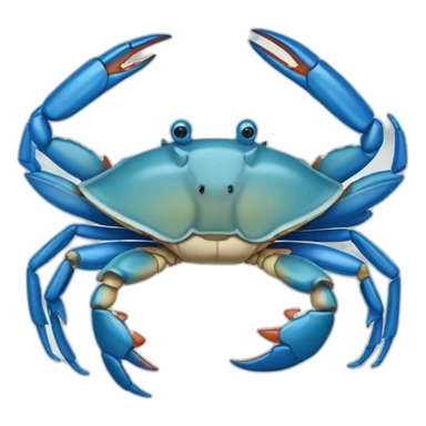 blue crab sticker