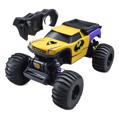 Batgirl’s Wooden rc truggy  sticker