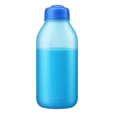 blue shaker bottle sticker