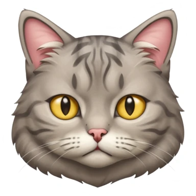 cat frowning sticker