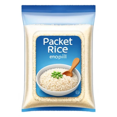 packet of rice sticker