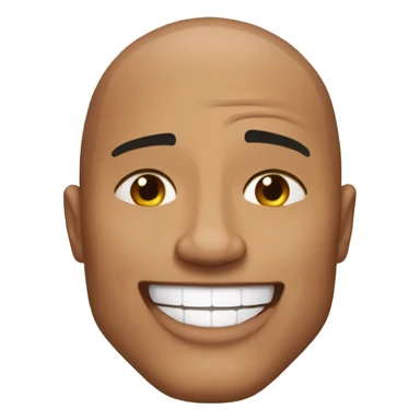 Dwayne the rock Johnson mewing sticker