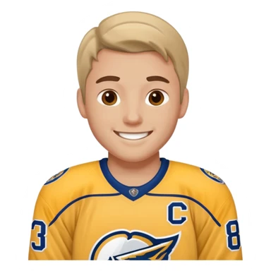 Nashville hockey player sticker