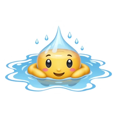 puddle of water sticker