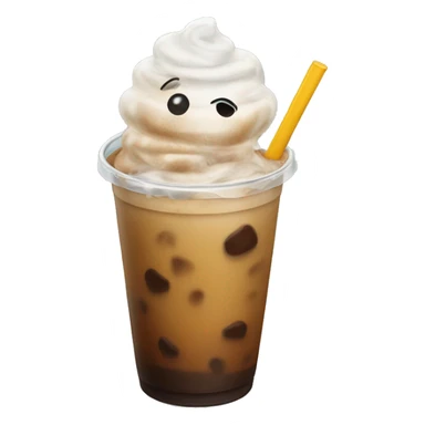 Iced coffee sticker