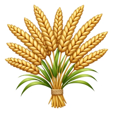 bouquet of ears of grain sticker