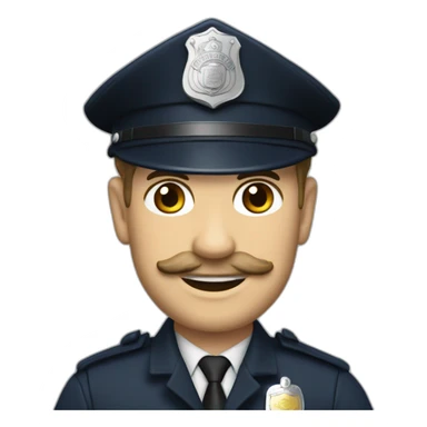 Duke of hazards police officer sticker