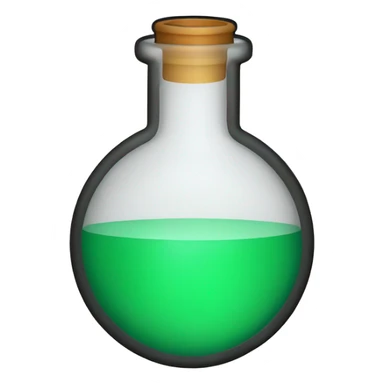 chemical flask sticker