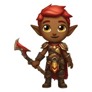 blood elf hunter world of wacraft sticker