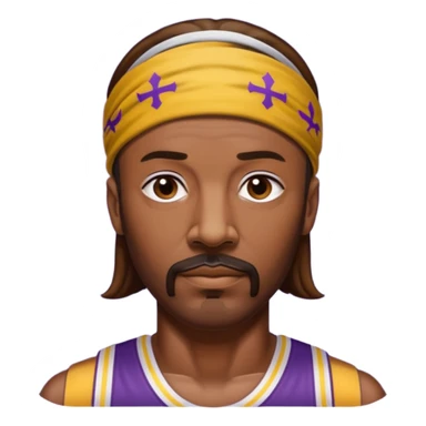 Wilt Chamberlain wear headband sticker