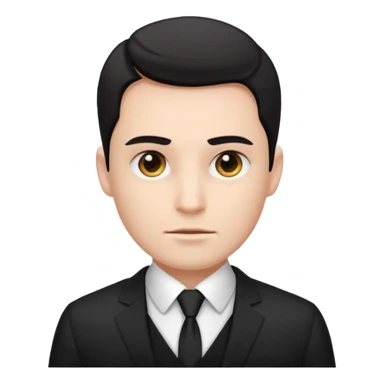 Coringa branco  sticker