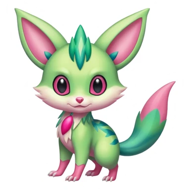 Sneasel-Furret-Celebi-fusion sticker