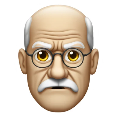 sigmund freud angry sticker