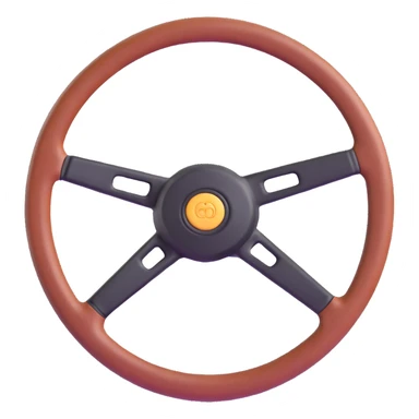 steering wheel with leather texture sticker