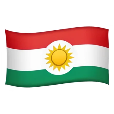 Kurdistan flag sticker