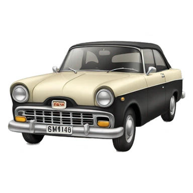 Vintage car sticker