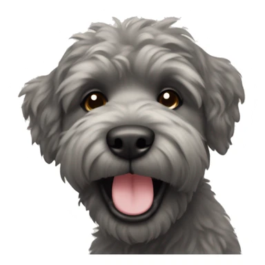 Bouvier smiling sticker