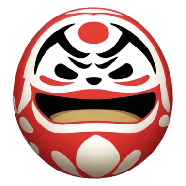 Daruma doll sticker