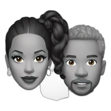 Rhianna et ashap roky sticker