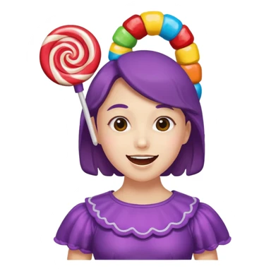 candy costume   sticker