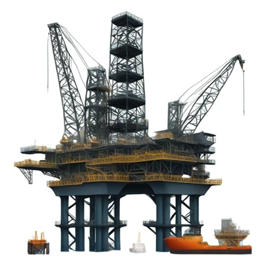 Oil rig sticker