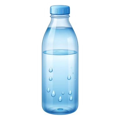 bottle of water sticker