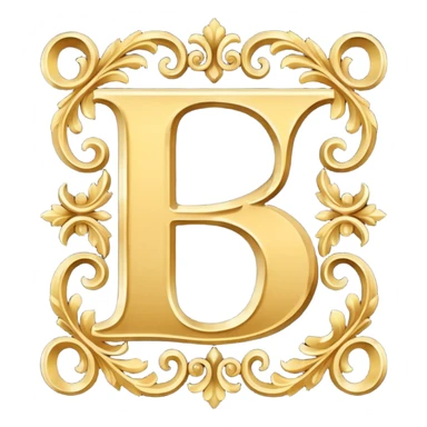 Oldenglis faunt letter E and letter J sticker