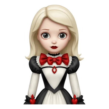 Annabelle doll from The Conjuring movie sticker