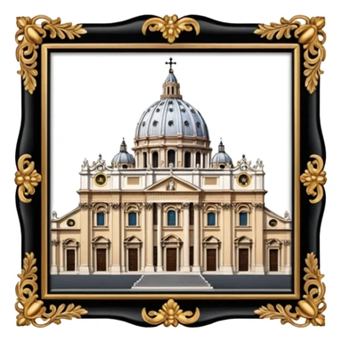 saint peter's church rome png style like  sticker