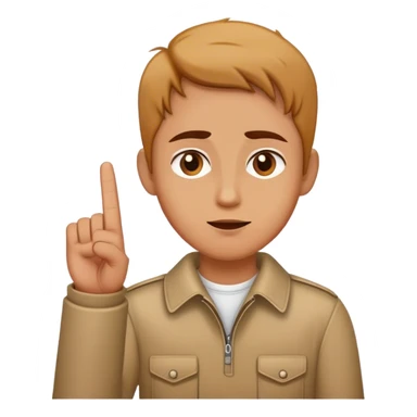 Kaz middle finger sticker