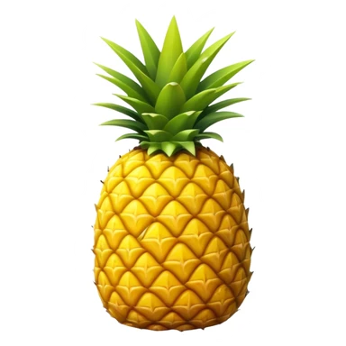 A corner pineapple sticker